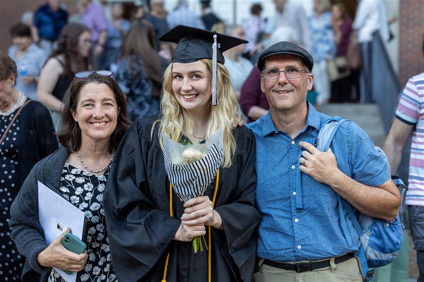 Students celebrate graduating